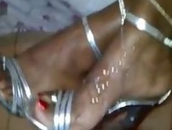 Cumming All Over Indian Feet Compilation